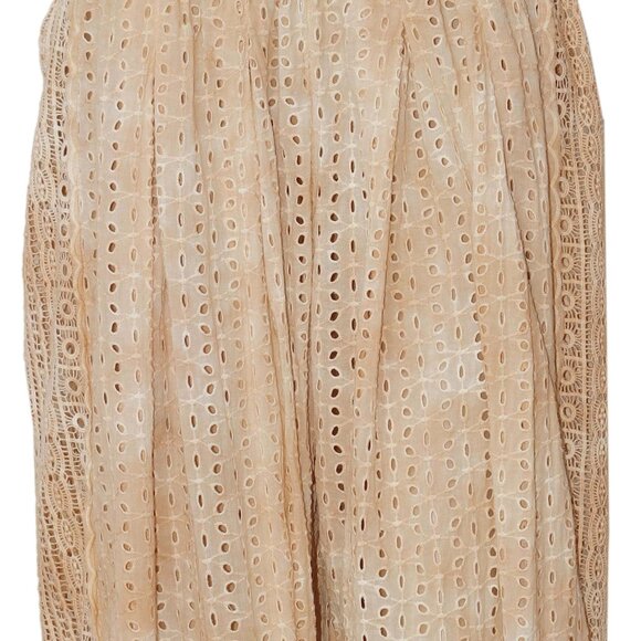 Free People Sweet Tea Eyelet Washed Lounge Trousers Embroidered Pants XS - Picture 5 of 7